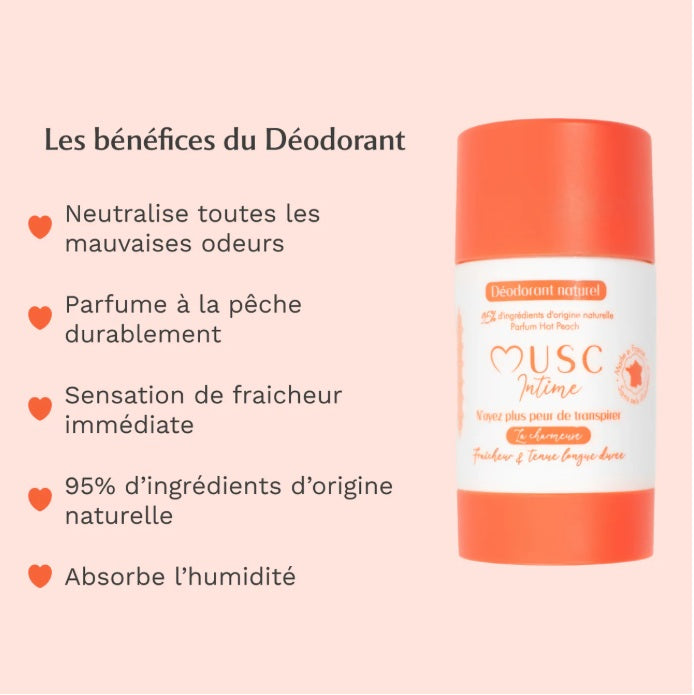 Déodorant Naturel Hot Peach - La Charmeuse