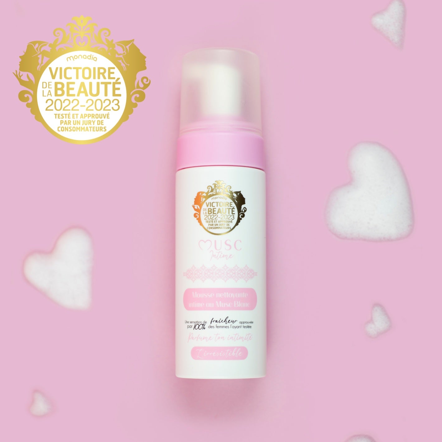 Mousse intime au Musc Blanc đź‘‘ - 150ml