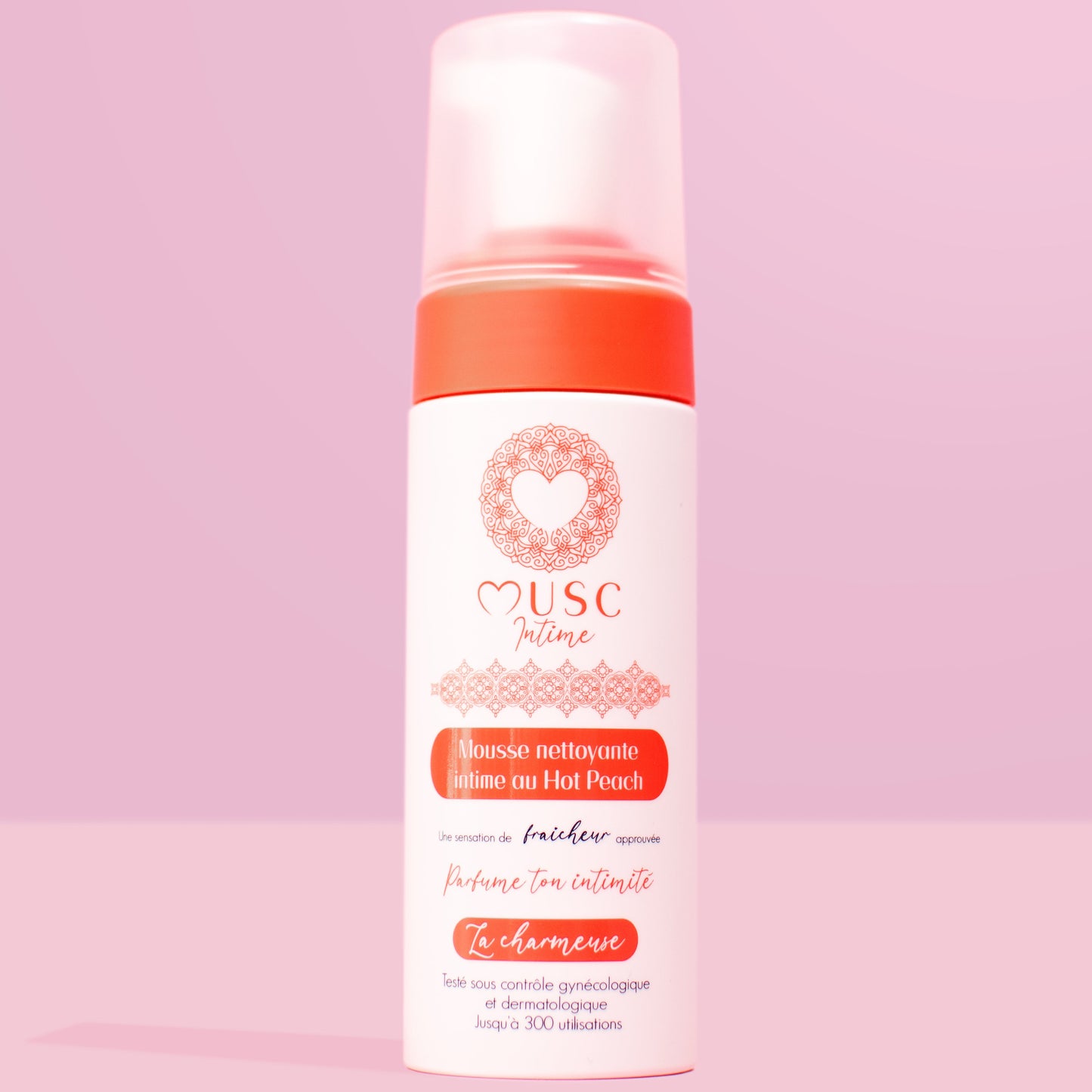Mousse nettoyante intime à la Hot Peach - La Charmeuse (150ml)