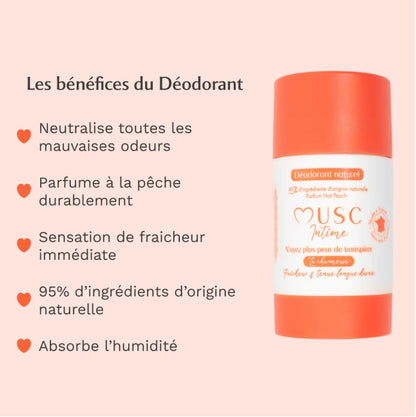 Déodorant Naturel Hot Peach - La Charmeuse