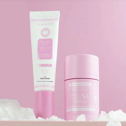 Gel parfumant + déodorant naturel au Musc Blanc