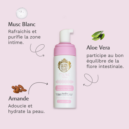 Mousse intime au Musc Blanc 👑 - 150ml