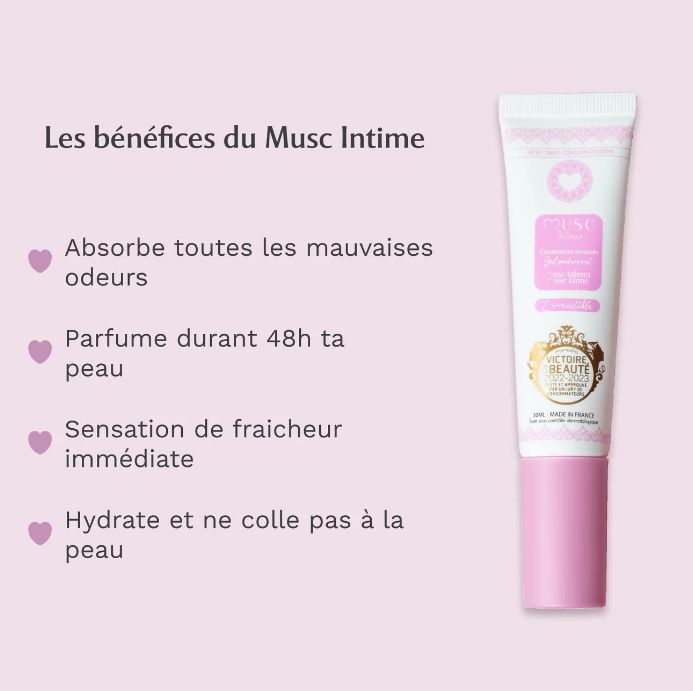 Musc Intime l'irrésistible - Musc Blanc (30 ml)