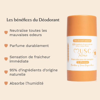 Déodorant Amber Flower - La Précieuse