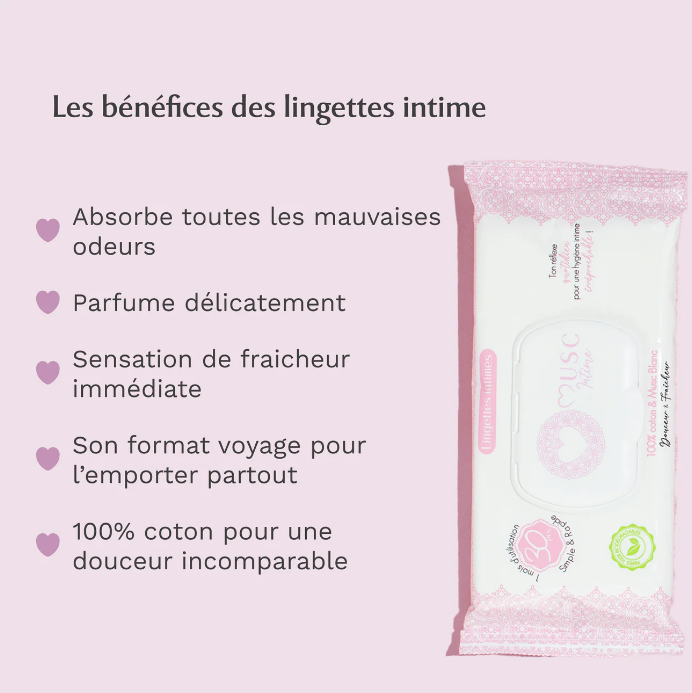 Lingettes Intimes - Paquet de 30