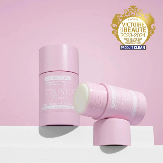 Déodorant naturel au Musc Blanc 👑