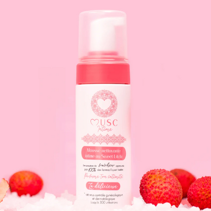Mousse nettoyante intime au Sweet Litchi - La Délicieuse (150ml)