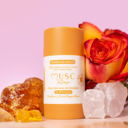 Déodorant Amber Flower - La Précieuse